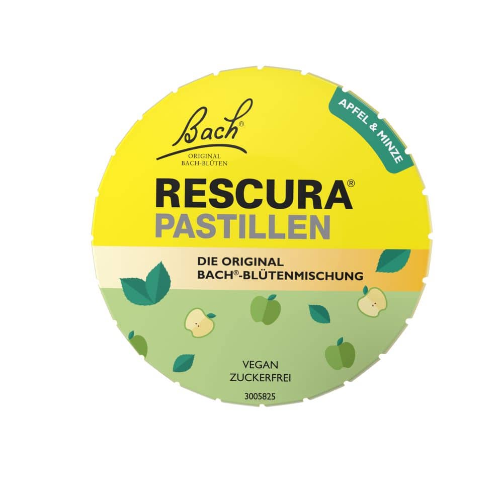 Bach RESCURA PASTILLEN Apfel-Minze 50 g Pastillen