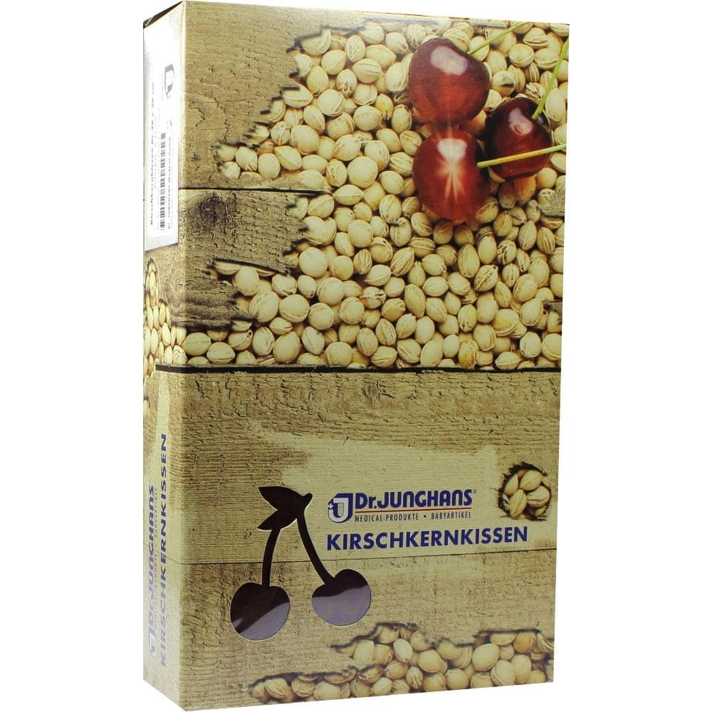 KIRSCHKERNKISSEN 20x30 cm mit Flausch bordeaux 1 St