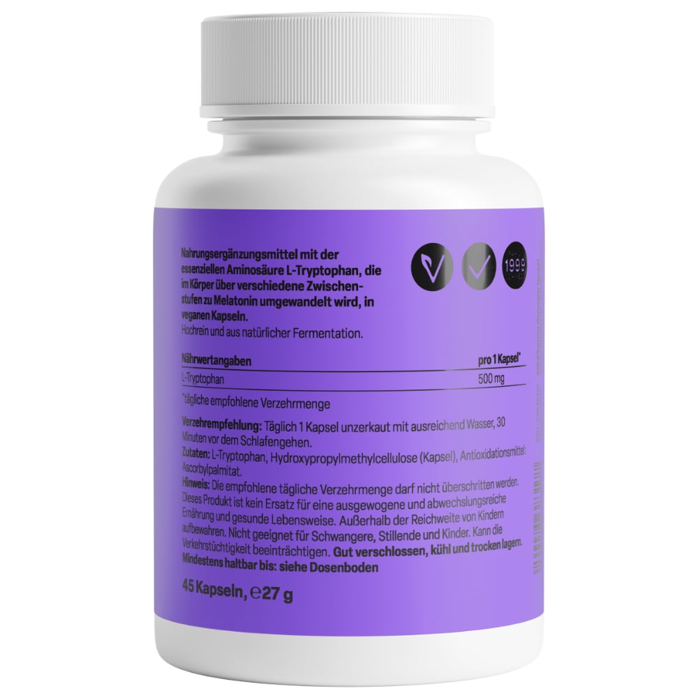 Zein Pharma L-Tryptophan 500 mg 45 St Kapseln