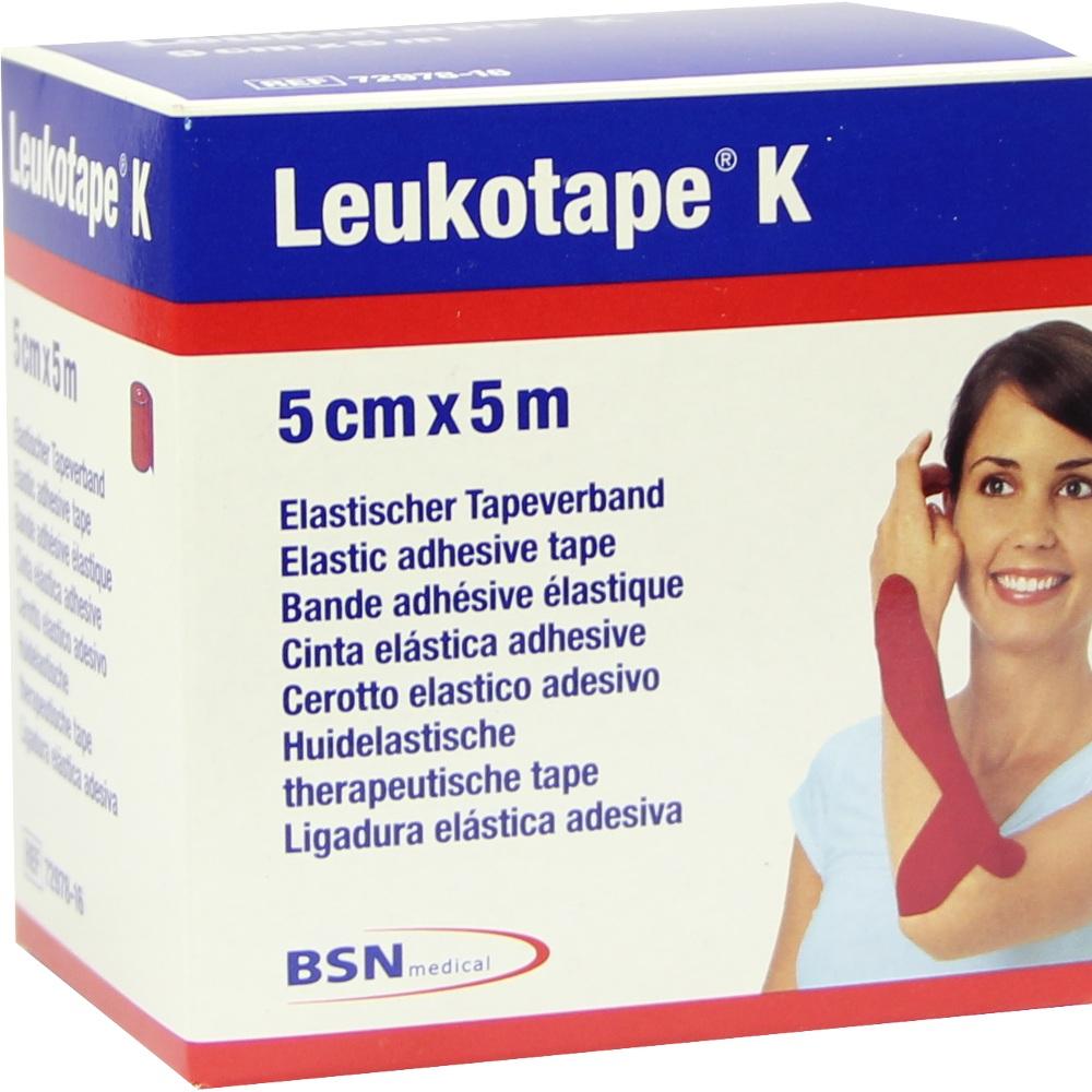 LEUKOTAPE K 5 cm rot 1 St Verband