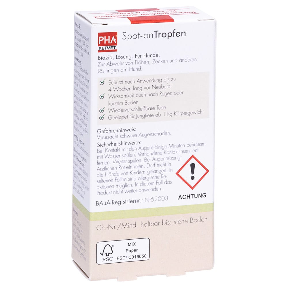 PHA Spot-on Tropfen 2X2 ml Tropfen