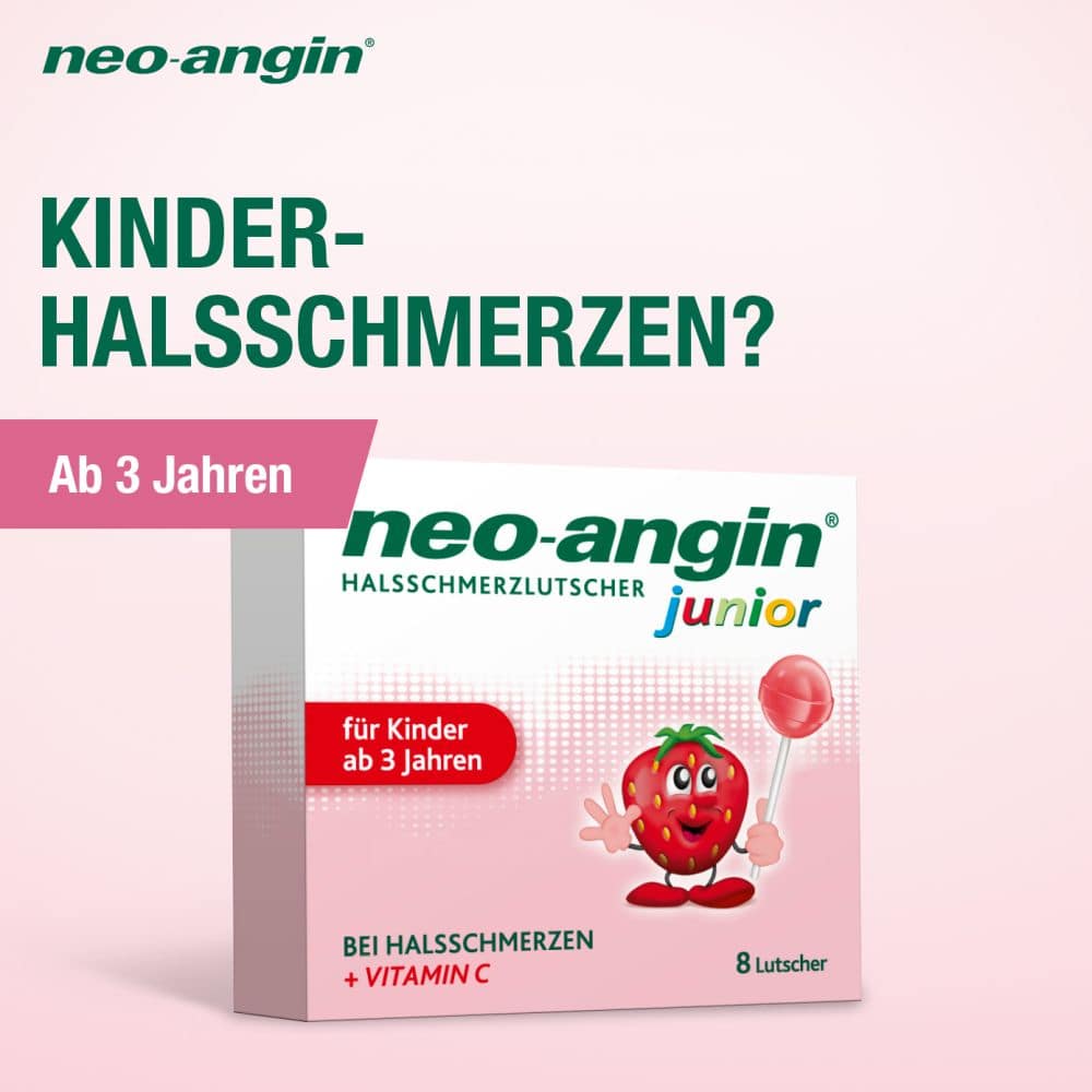 neo-angin Junior Halsschmerzlutscher Doppelpack 2X8 St
