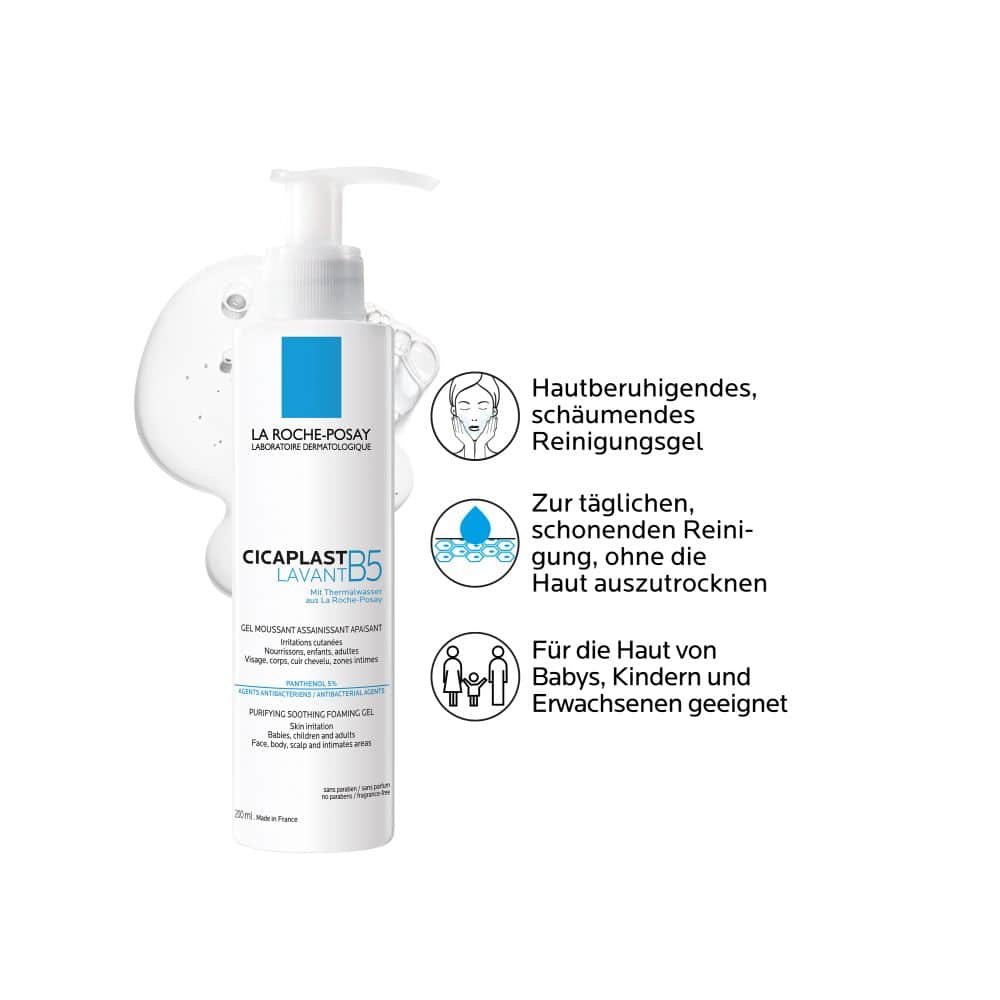 LA ROCHE-POSAY Cicaplast Lavant B5 Reinigungsgel 200 ml Gel