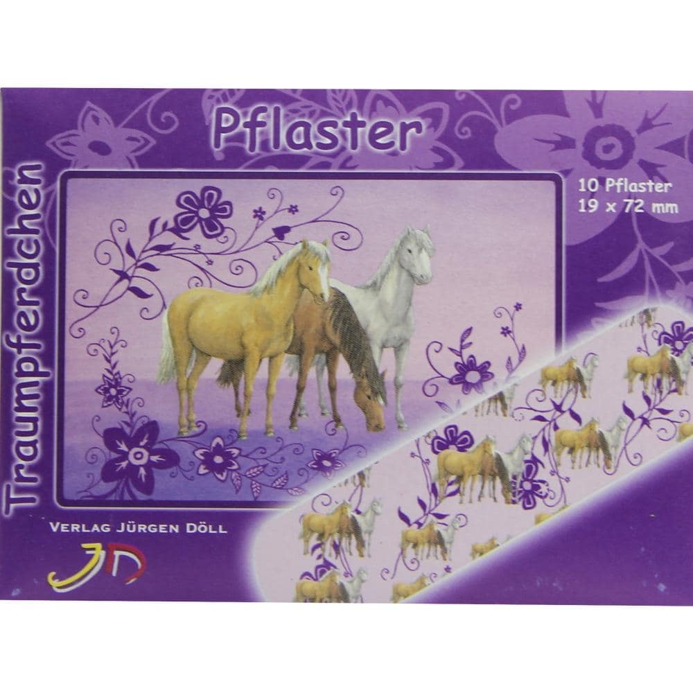 KINDERPFLASTER Traumpferdchen blau Briefchen 10 St Pflaster