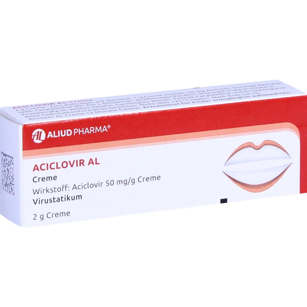 Aciclovir AL Creme bei Lippenherpes