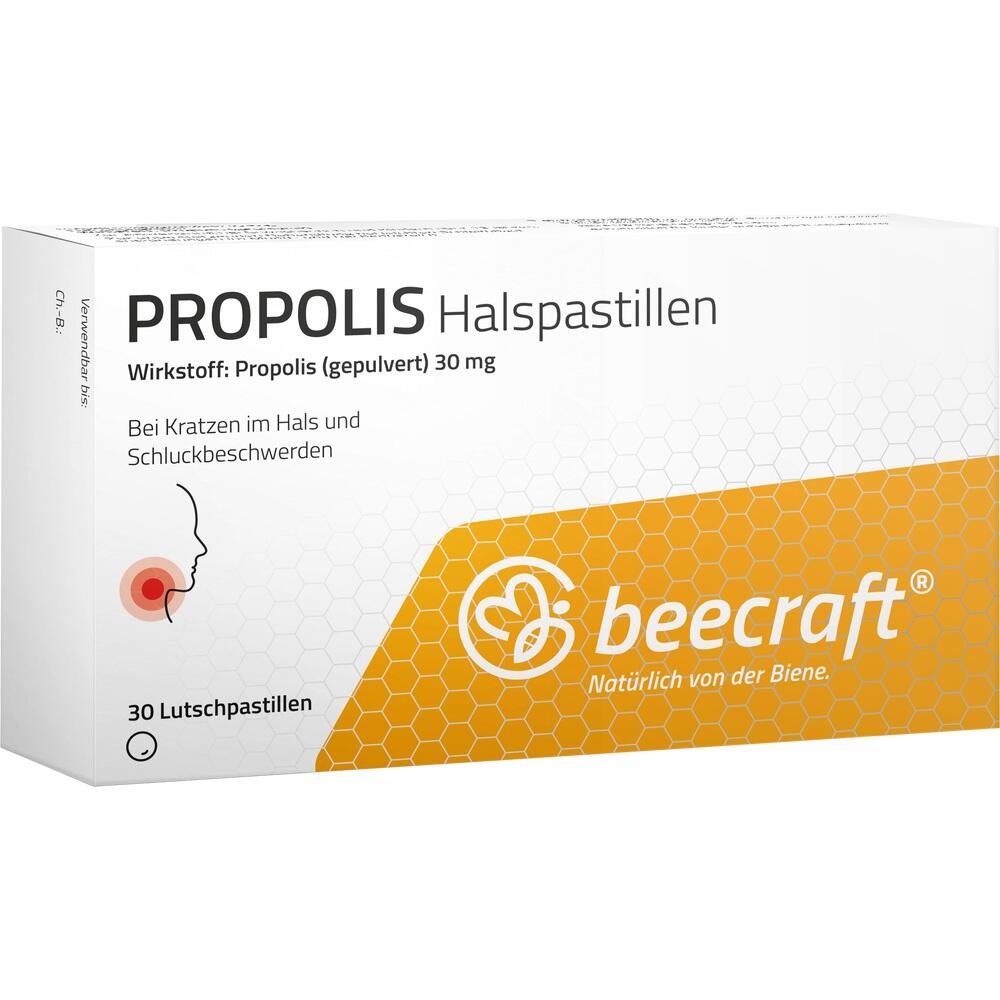 beecraft PROPOLIS Halspastillen 30 St Lutschpastillen