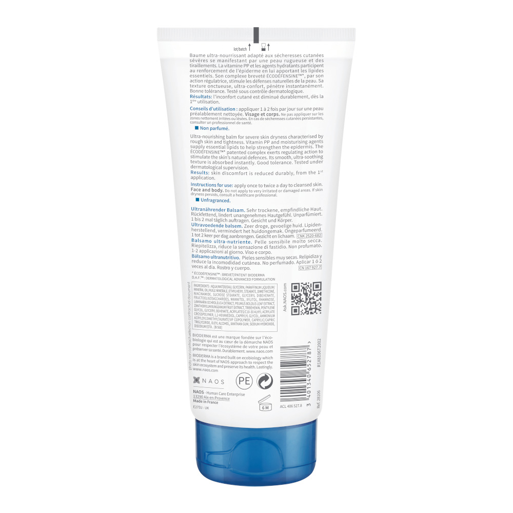 BIODERMA Atoderm PP Baume geschmeidigmachendes Balsam 200 ml Balsam