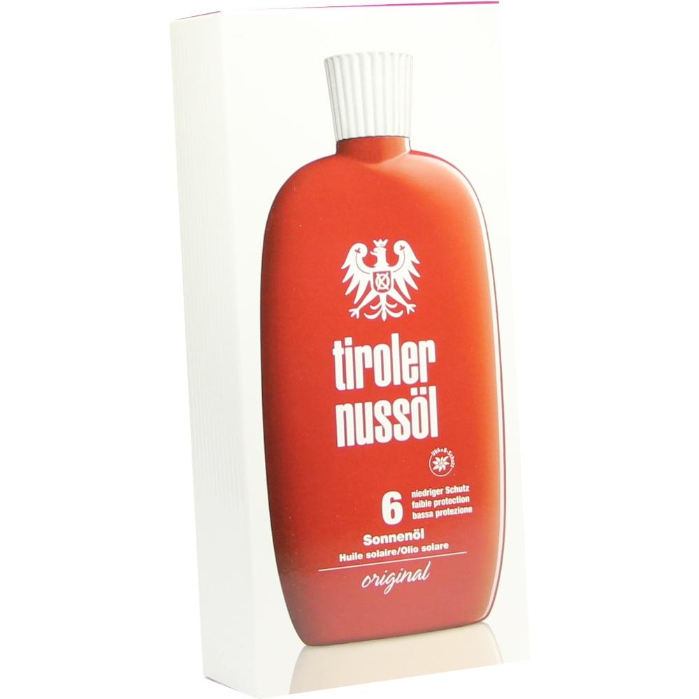 tiroler nussöl original Sonnenöl wasserfest LSF 6 150 ml Öl