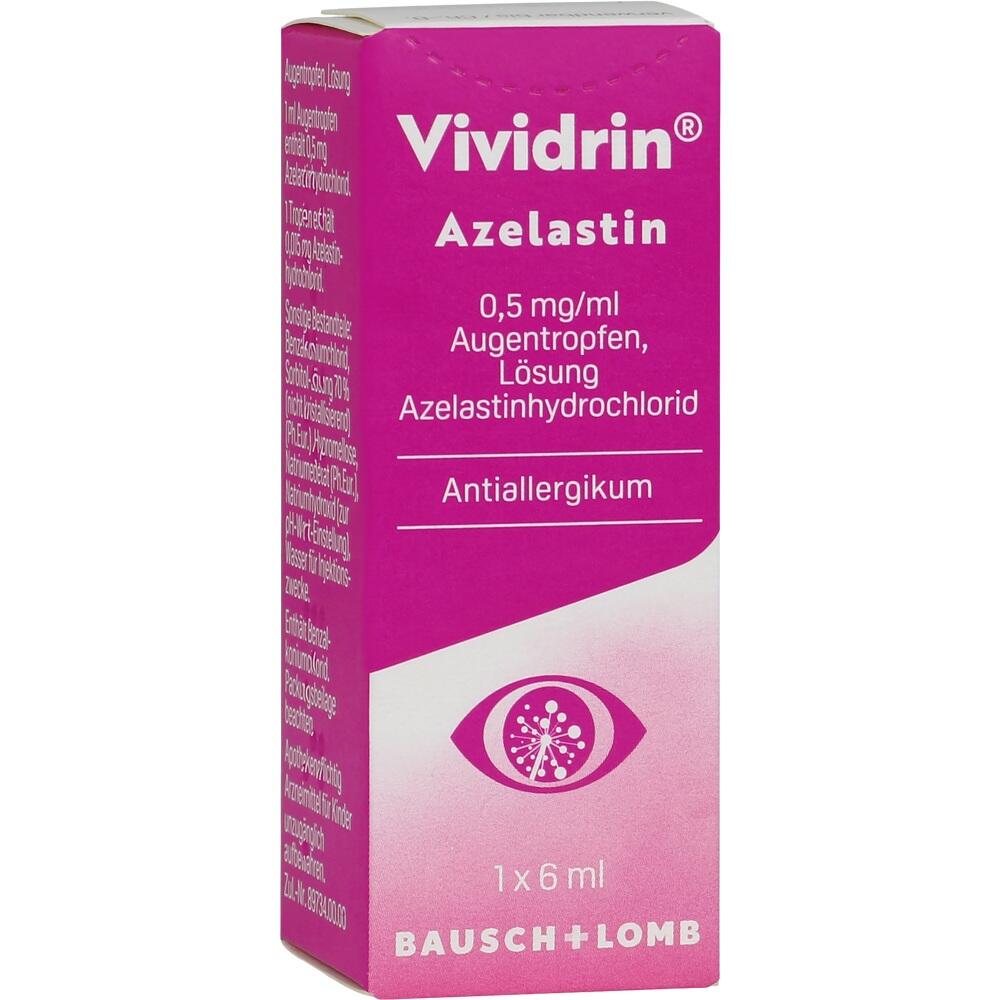 Vividrin Azelastin Augentropfen  6 ml Augentropfen