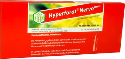 HYPERFORAT Nervohom Injektionslösung 10X2 ml Injektionslösung