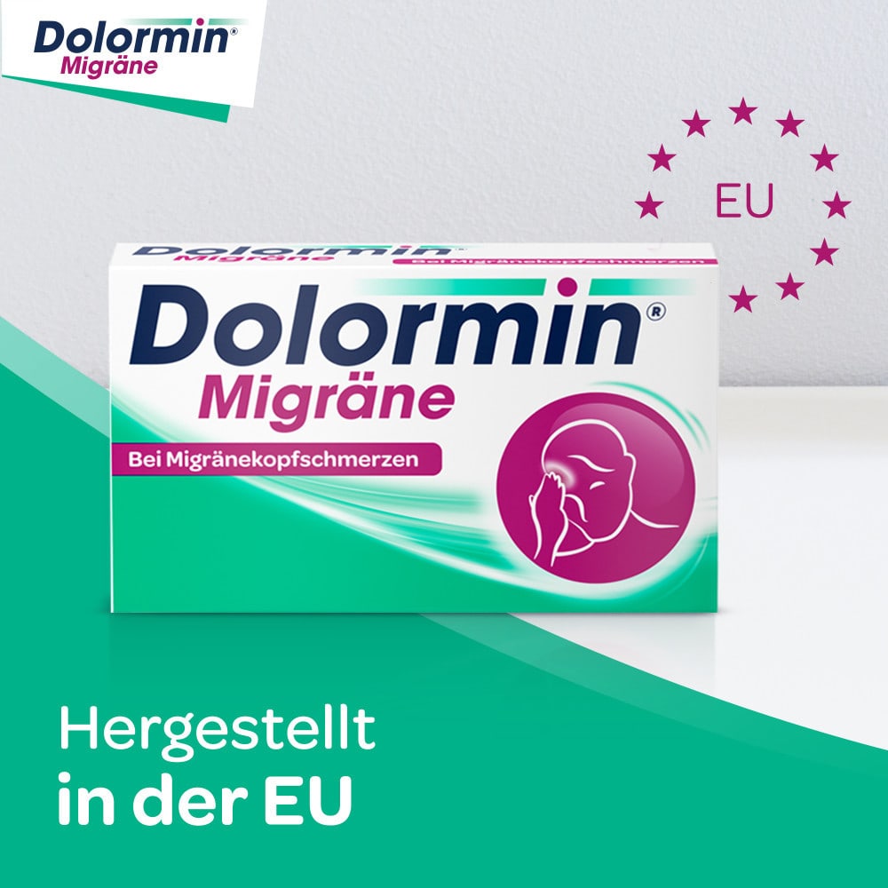 Dolormin Migräne bei Migräneattacken