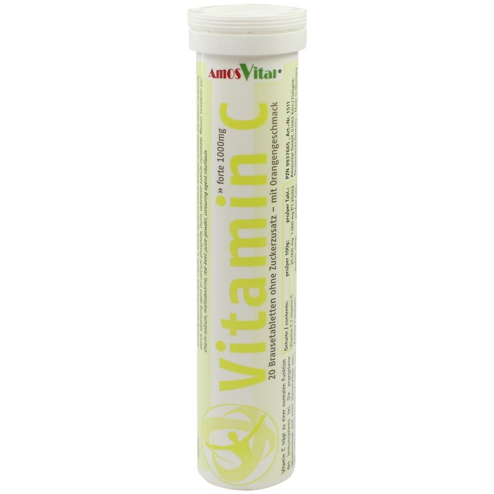 VITAMIN C 1000 mg AmosVital 20 St Brausetabletten