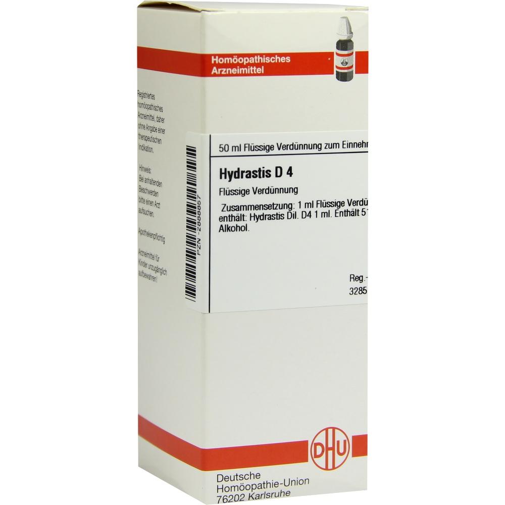 HYDRASTIS D 4 Dilution 50 ml Dilution