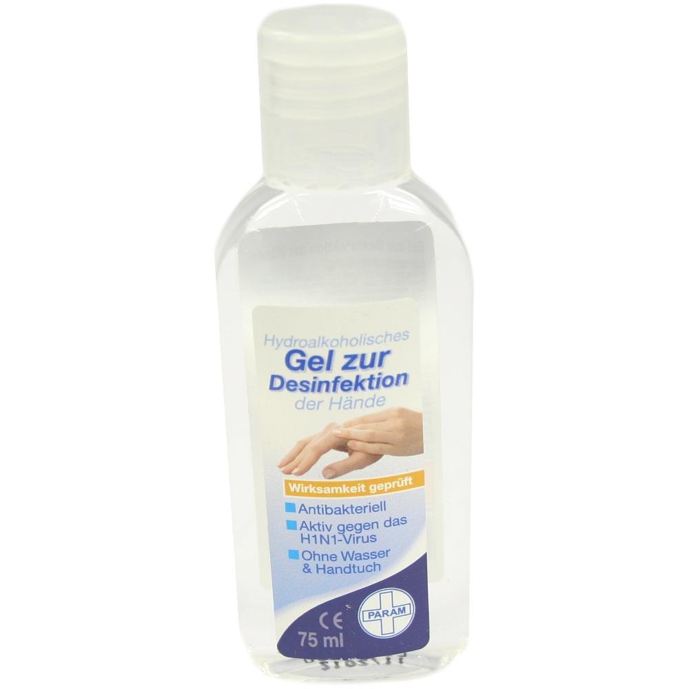 DESINFEKTIONSGEL für die Hand antibakteriell 75 ml Gel