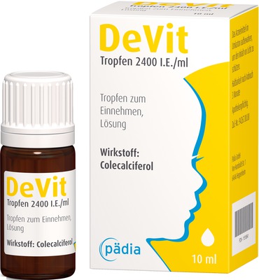DeVit Tropfen 2400 I.E./ml Tropfen zum Einnehmen 3X10 ml Tropfen zum Einnehmen