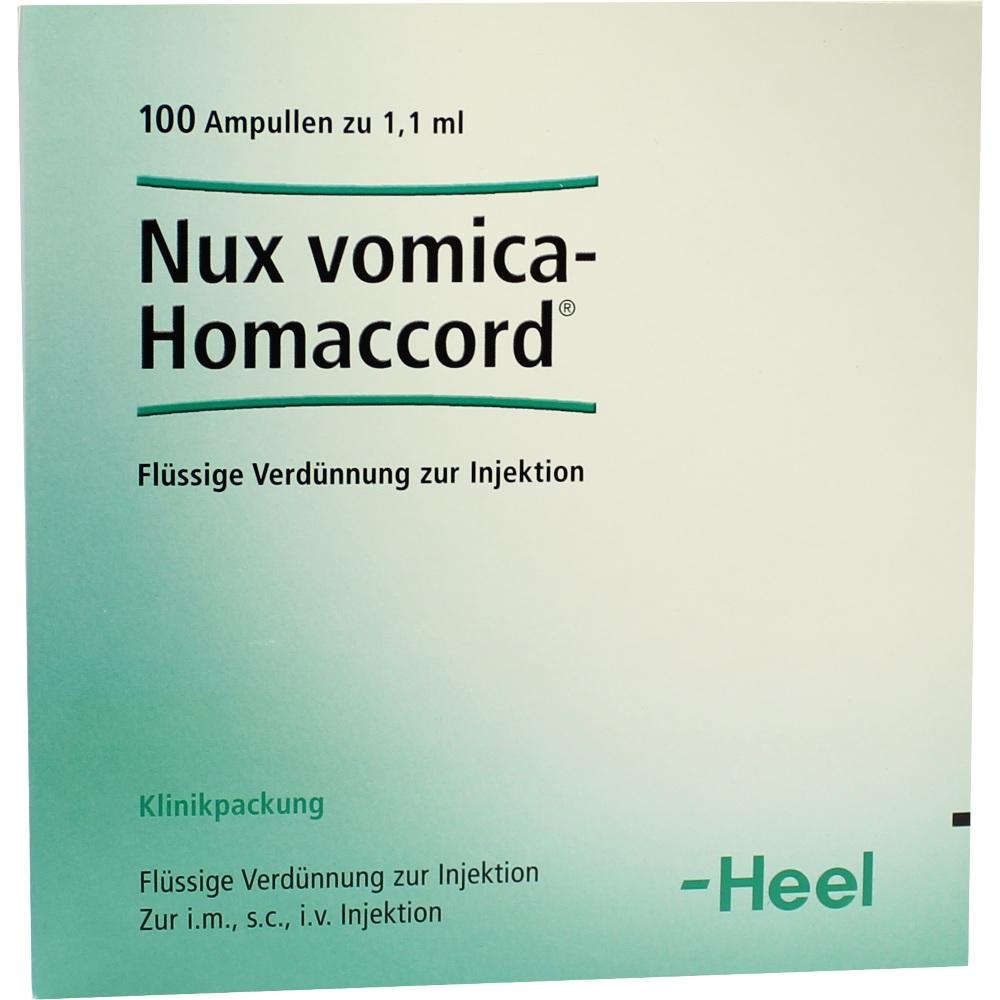 NUX VOMICA HOMACCORD Ampullen 100 St Ampullen