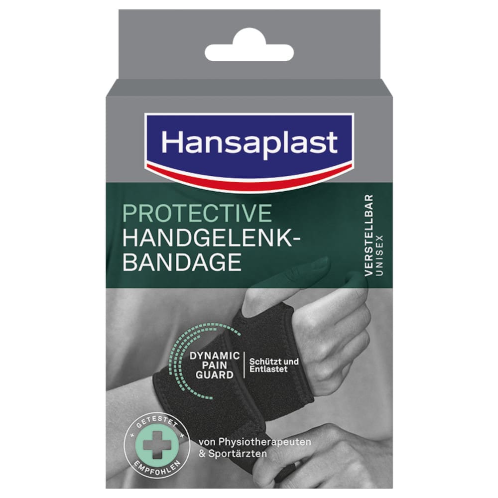Hansaplast PROTECTIVE HANDGELENK-BANDAGE 1 St Bandage Hansaplast PROTECTIVE HANDGELENK-BANDAGE 1 St Bandage