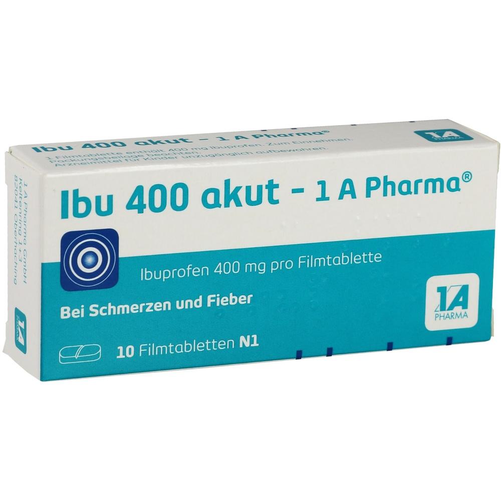 Ibu 400 akut - 1A Pharma 10 St Filmtabletten