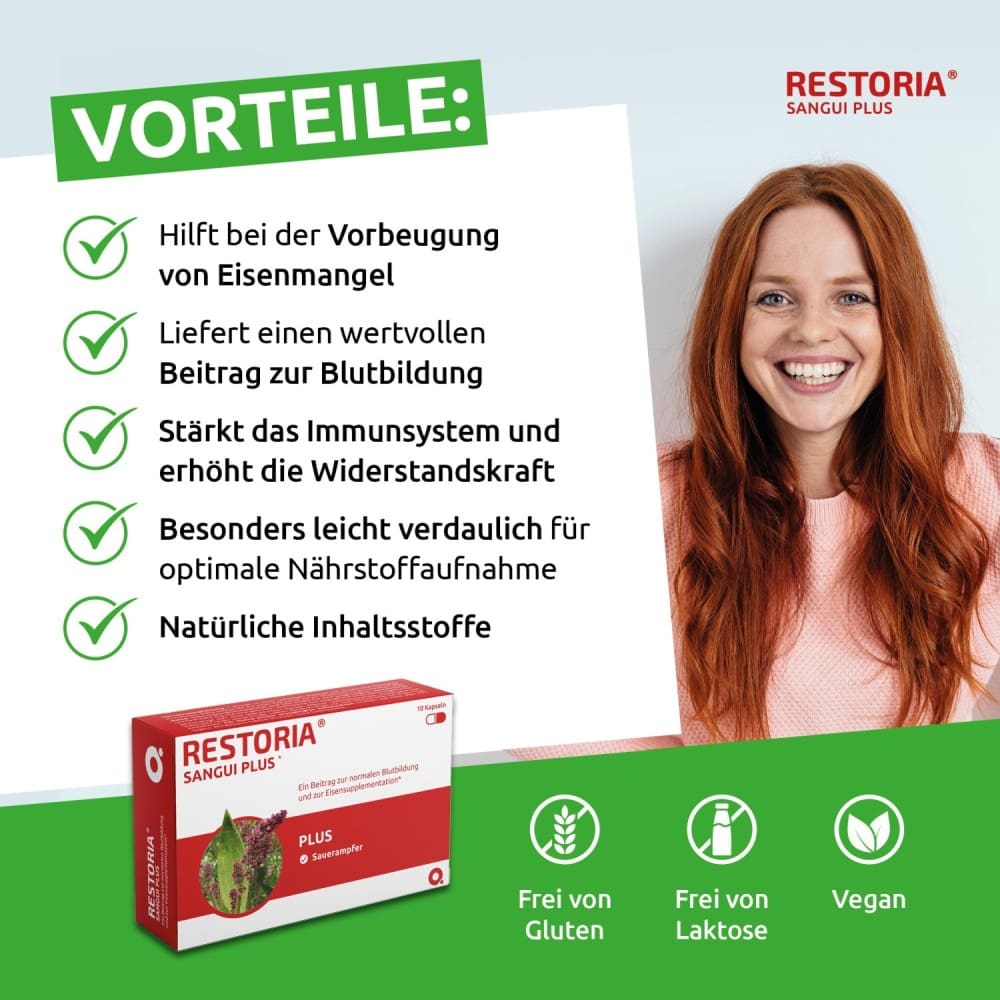 RESTORIA SANGUI PLUS 10 St Kapseln