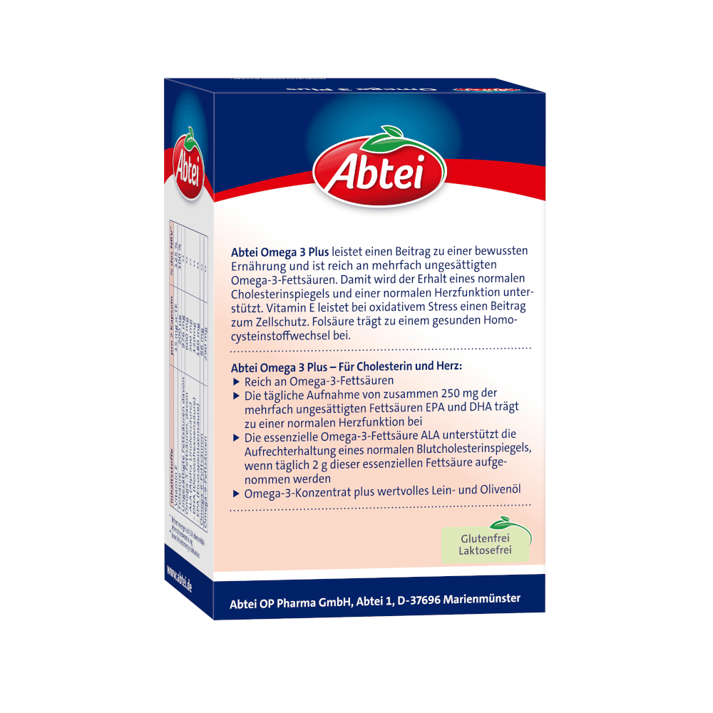 Abtei Omega 3 Plus 60 St Kapseln