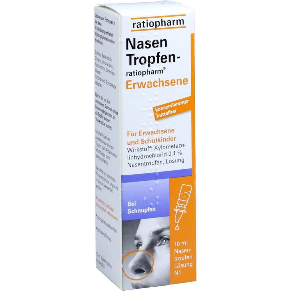 NasenTropfen-ratiopharm Erwachsene 10 ml Nasentropfen
