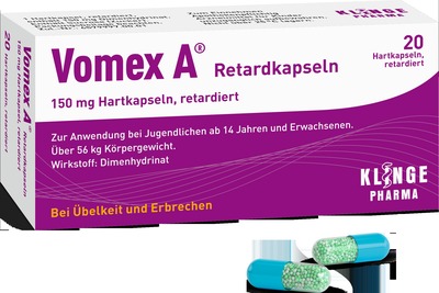 Vomex A  - Bei Übelkeit und Erbrechen 20 St Retard-Kapseln