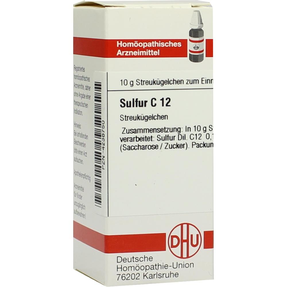 SULFUR C 12 Globuli 10 g Globuli