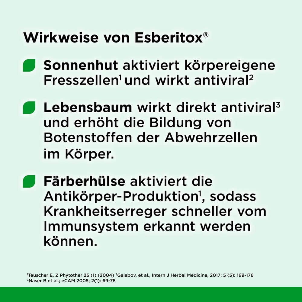 Esberitox Tabletten bei Erkältungskrankheiten  60 St Tabletten
