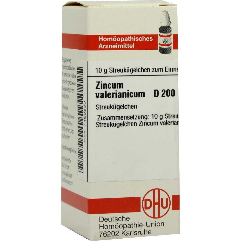 ZINCUM VALERIANICUM D 200 Globuli 10 g Globuli