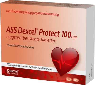 ASS Dexcel Protect 100mg 100 St Tabletten magensaftresistent