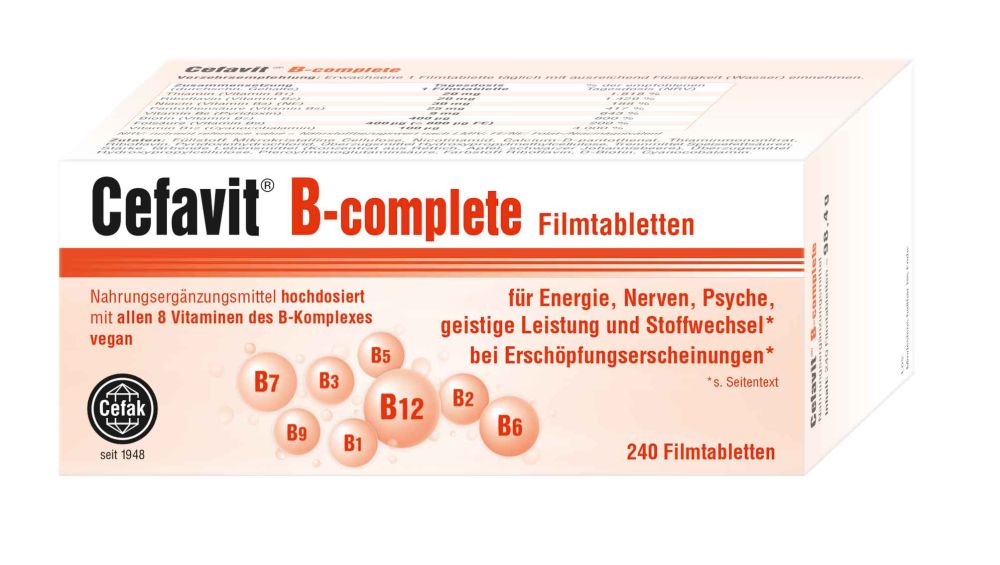 Cefavit B-complete 240 St Filmtabletten