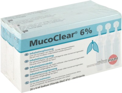 MUCOCLEAR 6% NaCl Inhalationslösung 60X4 ml Inhalationslösung