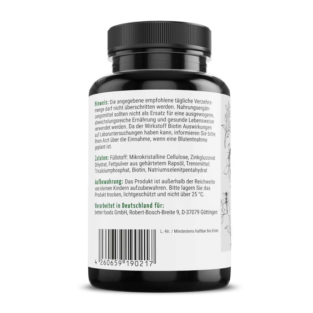 VIRISOLIS Biotin+Zink+Selen forte 365 St Tabletten