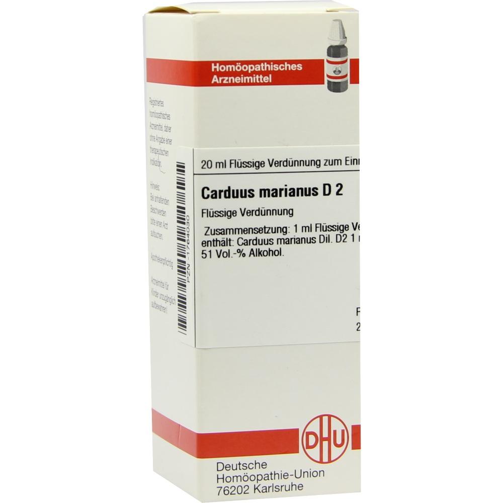 CARDUUS MARIANUS D 2 Dilution 20 ml Dilution