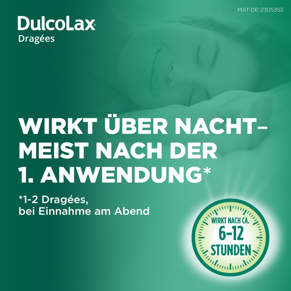 DulcoLax DRAGÉES - Abführmittel bei Verstopfung  40 St Tabletten magensaftresistent