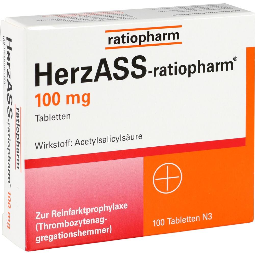 HerzASS-ratiopharm 100 mg 100 St Tabletten