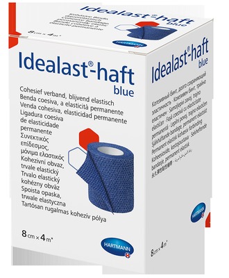 IDEALAST-haft color Binde 8 cmx4 m blau 1 St Binden
