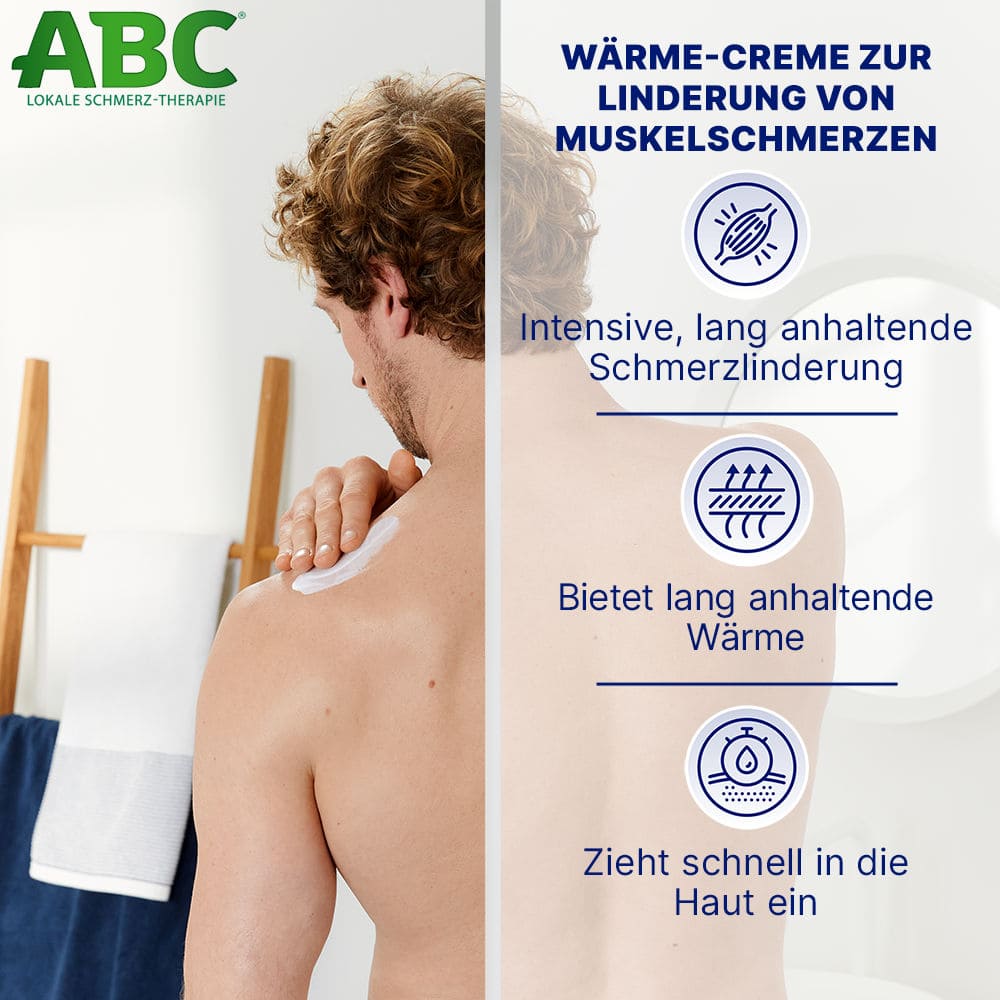 ABC WÄRME-CREME Capsicum 0,75mg/g Hansaplast med 50 g Creme