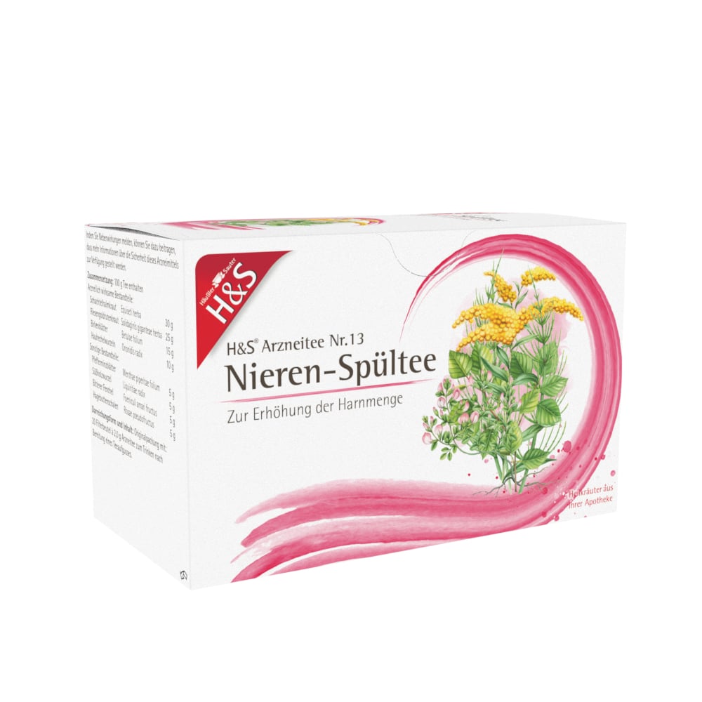H&S Arzneitee Nieren-Spültee 20X2.0 g Filterbeutel