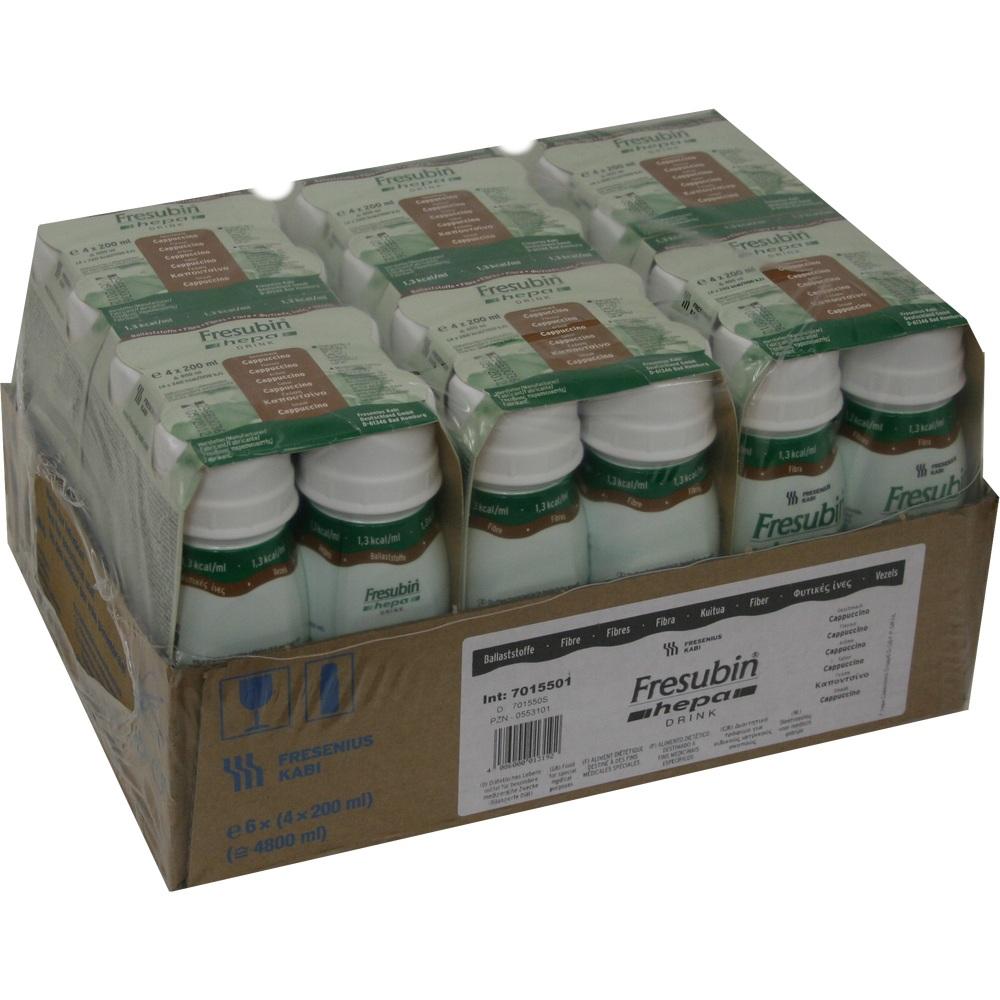 Fresubin hepa Trinknahrung Cappuccino 6X4X200 ml Lösung