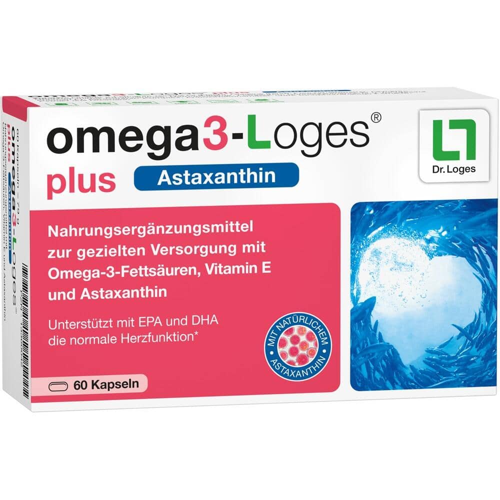 omega 3-Loges plus Astaxanthin 60 St Kapseln