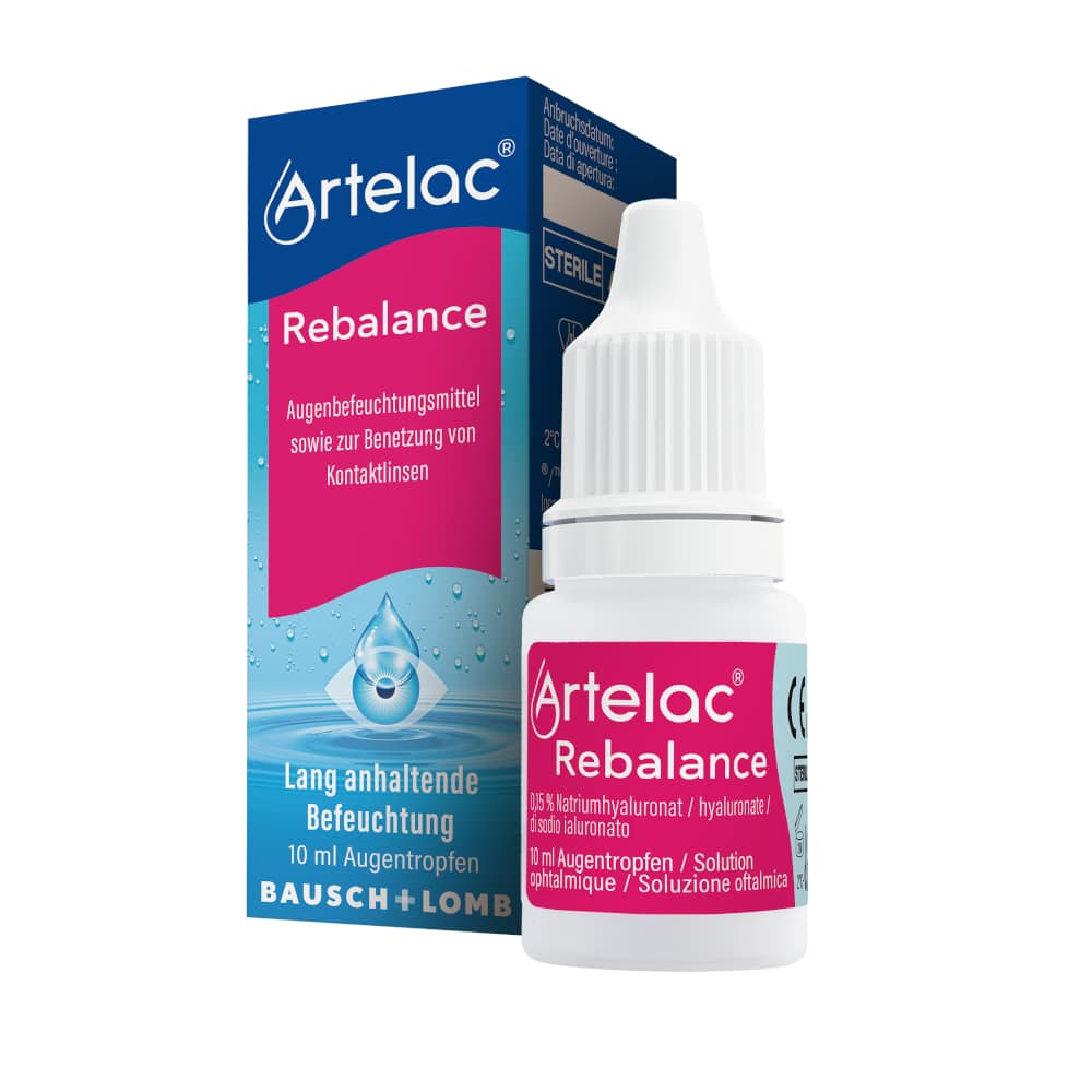 Artelac Rebalance Augentropfen für gereizte trockene Augen 10 ml Augentropfen