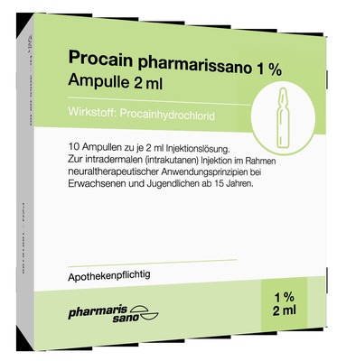 Procain pharmarissano 1% Ampulle 2ml 10X2 ml Injektionslösung