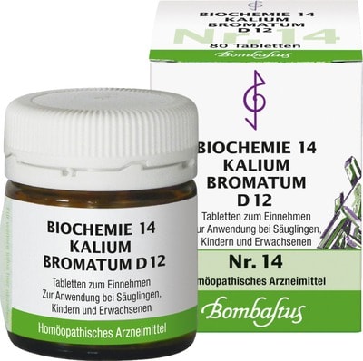 BIOCHEMIE 14 Kalium bromatum D 12 Tabletten 80 St Tabletten