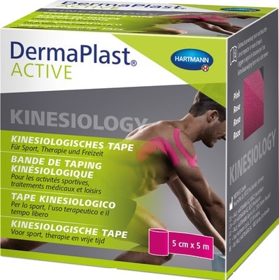 DermaPlast Active Kinesiology Tape 5cm x 5m pink 1 St
