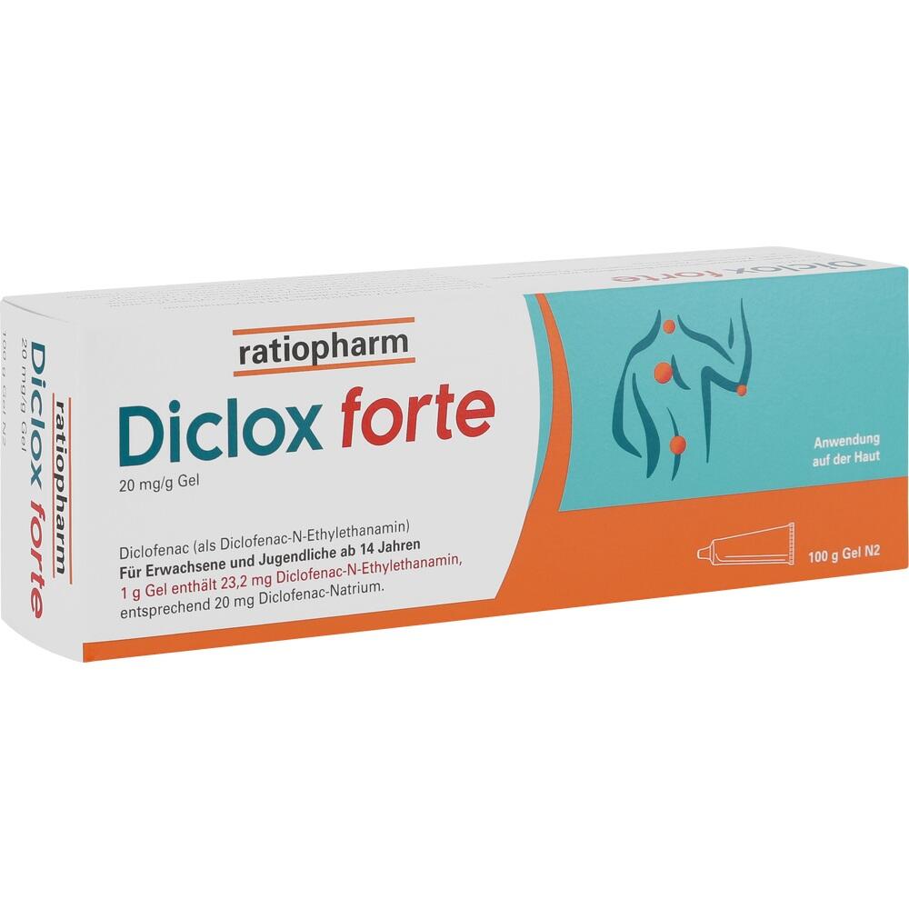 Diclox forte Schmerzgel 2 %, mit Diclofenac 100 g Gel
