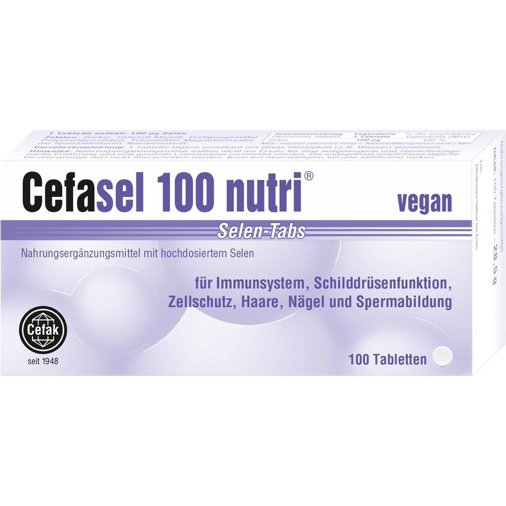 Cefasel 100 nutri Selen-Tabs 100 St Tabletten