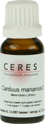CERES Carduus marianus Urtinktur 20 ml Tropfen