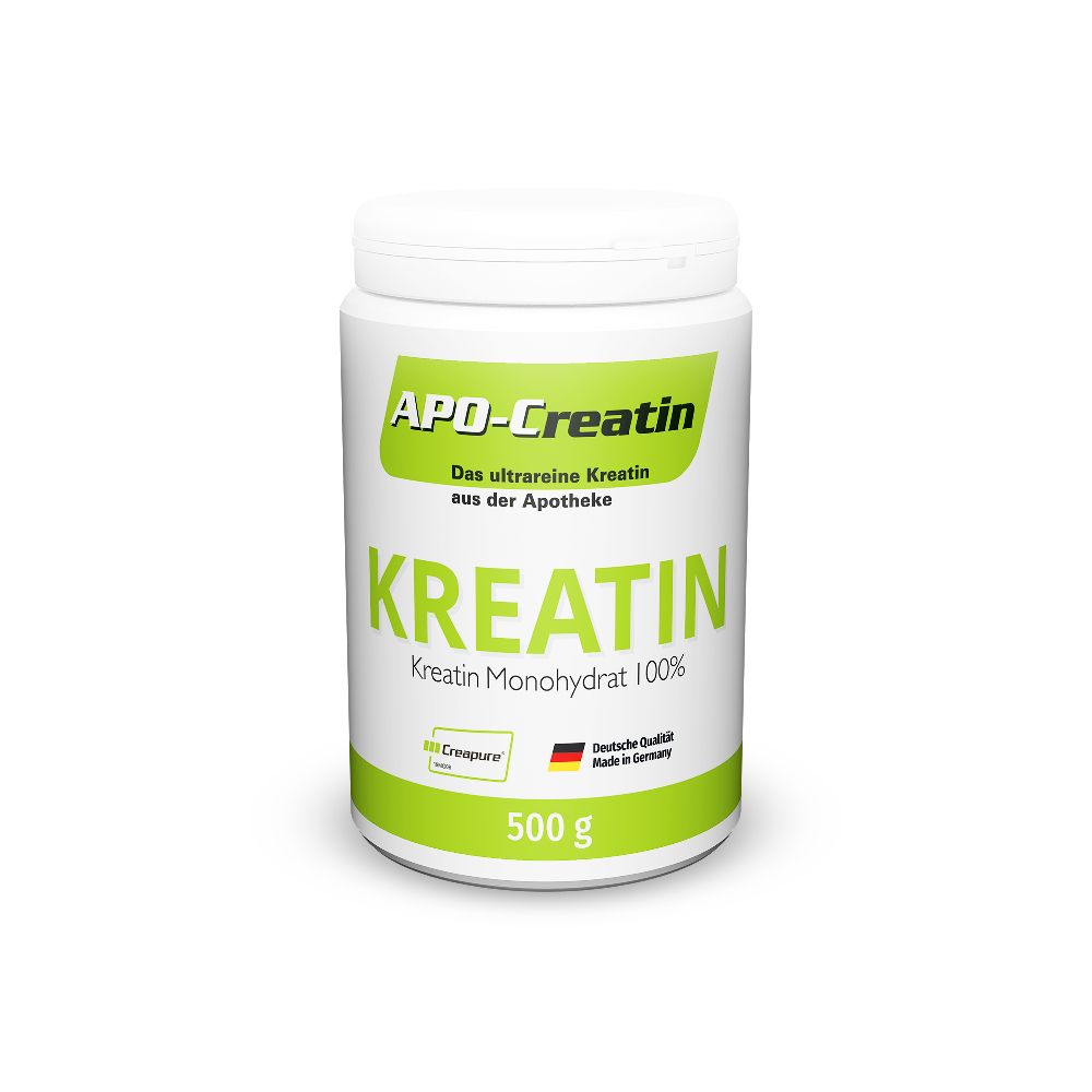 APO CREATIN mit Messlöffel ca.0,6 g Pulver 500 g Pulver