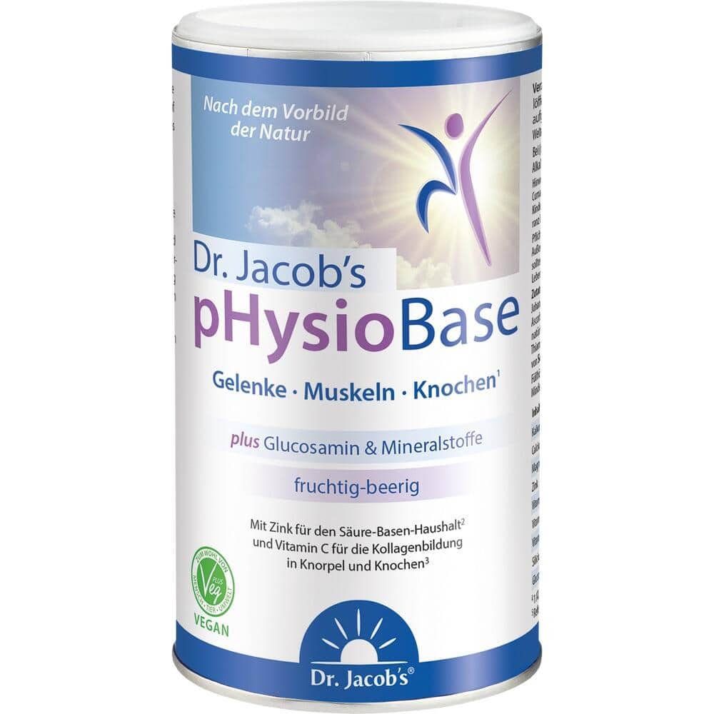 Dr. Jacob's pHysioBase Basen-Citrat-Basenpulver + Glucosamin